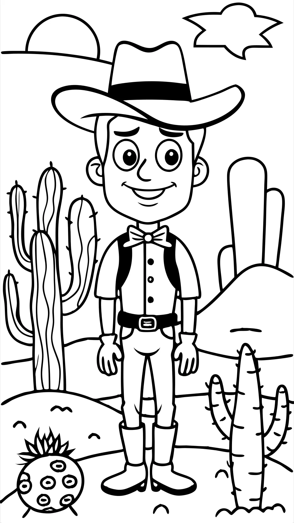 woody coloring pages